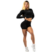 Top da donna Nebbia Seamless Long Sleeve Crop Top Power