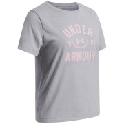 Maglietta sportiva per bambini Under Armour UA G Varsity SS Mod Gray Light Heather