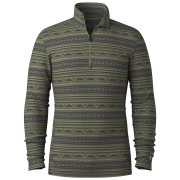 Maglietta funzionale da uomo Smartwool M Classic Thermal Merino Base Layer 1/4 Zip khaki scuro WINTER MOSS SUMMMIT SOUL