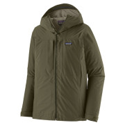 Giacca da uomo Patagonia M's Insulated Boulder Fork Rain Jkt verde Basin Green