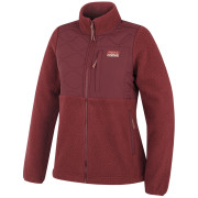 Felpa da donna MOOA Sherpa arancione terracotta