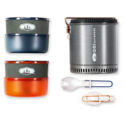 Set di stoviglie GSI Outdoors Halulite Dualist HS