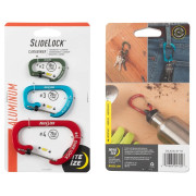 Set di moschettoni Nite Ize SlideLock Aluminium