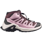 Scarpe da bambino Salomon X Ultra Mid Gtx J Huckleberry-Dawn Pink-Concord Grape rosa Huckleberry / Dawn Pink / Concord Grape
