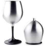 Bicchiere GSI Outdoors Glacier Stainless Red Wine Glass argento