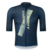 Maglia da ciclismo da uomo Scott Jersey M's RC Pro blu scuro dark blue/acid yello
