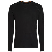 Maglietta funzionale da uomo Icebreaker Men Merino 200 ZoneKnit LS Crewe nero Black