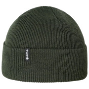 Cappello in merino lavorato a maglia Kama LA05 verde scuro dark green