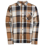 Camicia da uomo Fundango Harris Shirt marrone coffee