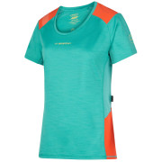 Maglietta da donna La Sportiva Compass T-Shirt W blu/rosso Lagoon/Cherry Tomato