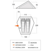 Tenda ultraleggera Vango Heddon 200