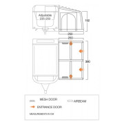 Tenda per minibus Vango Balletto Air 390 Elements Shield