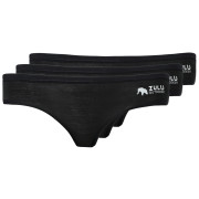 Slip brasiliana Zulu Bambus 210 3-pack nero Black