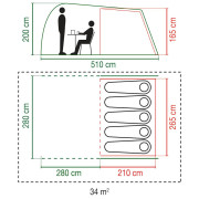 Tenda familiare Coleman Waterfall 5