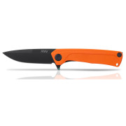 Coltello chiudubile Acta non verba Z100 DLC/Plain Edge, G10 arancione Orange/Black