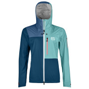 Giacca da donna Ortovox 3L Ortler Jacket W blu scuro petrol blue