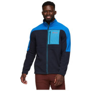 Felpa da uomo Cotopaxi Abrazo Fleece Full-Zip Jacket blu/grigio scuro Atlantic and Carbon