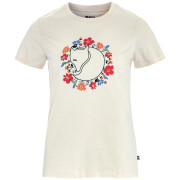 Maglietta da donna Fjällräven Fjällblomster Fox T-shirt W bianco Chalk White