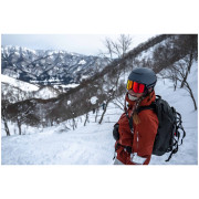 Occhiali da sci Giro Roam Black Stacked-Amber Scarlet/Yellow