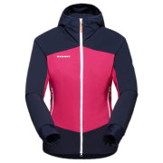 Giacca da donna Mammut Taiss IN Hybrid Hooded Jacket Women rosa pink/marine