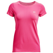 Maglietta sportiva da donna Under Armour HG Armour SS rosa/viola Electro Pink / / Metallic Silver