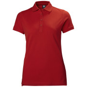 Maglietta da donna Helly Hansen W Crew Pique 2 Polo rosso 222 Alert Red