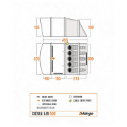 Tenda familiare Vango Sierra Air 500