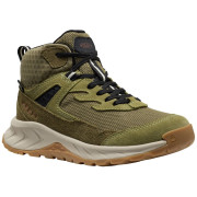 Scarpe da bambino Keen Hightrail Mid Wp Youth Dark Olive verde dark olive/martini olive