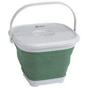 Cestino pieghevole Outwell Collaps Bucket Square verde scuro Shadow Green