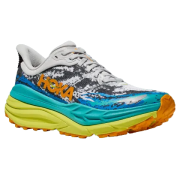 Scarpe da corsa da uomo Hoka M Stinson 7 bianco/blu WHITE / EVENING PRIMROSE