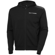 Felpa da uomo Helly Hansen Core Zip Hoodie nero Black