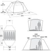 Tenda familiare Robens Cobra Stone 5