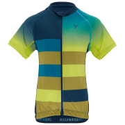 Maglia da ciclismo per bambini Silvini Mazzani blu/giallo navy-lime