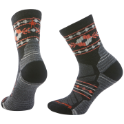 Calzini da donna Smartwool W Hike Light Cushion Retro Floral nero/arancio CHARCOAL