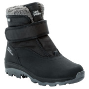 Stivali invernali per bambini Jack Wolfskin Vojo Shell Texapore Mid Vc K nero phantom