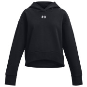 Felpa da bambino Under Armour Rival Fleece Hoodie Black nero Black