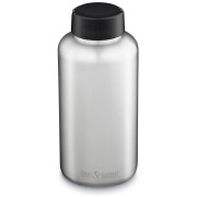 Bottiglia in acciaio inox Klean Kanteen Wide w/Wide Loop Cap - brushed stainless 1900 ml argento silver