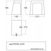 Tenda interna Vango BR001 - Drive Away Awning Bedroom