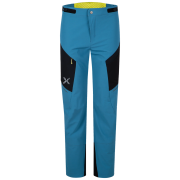 Pantaloni softshell da uomo Montura Ritmo Pants blu SteelBlue/SunnyLime