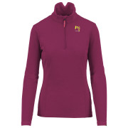 Felpa da donna Karpos Pizzocco W Half Zip viola Raspberry R.