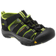 Sandali da bambino Keen Newport H2 JR nero Black/LimeGreen