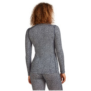 Maglietta sportiva da donna Icebreaker Women Merino 200 Oasis LS Crewe Flock Forms AOP