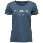 Maglietta sportiva da donna Alpine Pro Sassa blu scuro DK.METAL BLUE