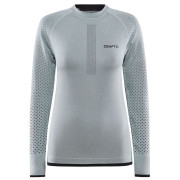 Maglietta sportiva da donna Craft Adv Warm Intensity Ls grigio/bianco Ice-Black