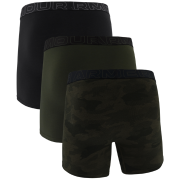 Boxer da uomo Under Armour Performance Cotton - Print 6" 3Pk