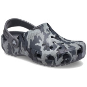Pantofole per bambini Crocs Classic Camo Clog K nero/grigio Black/Grey
