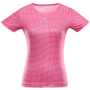 Maglietta da donna Alpine Pro Basika rosa neon knockout pink