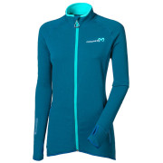 Felpa tecnica da donna Progress Tispa Merino blu petrol