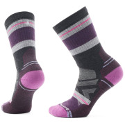 Calzini da donna Smartwool W Hike Full Cushion Saturnsphere Crew nero/viola Charcoal