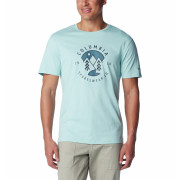 Maglietta da uomo Columbia M Rapid Ridge™ Graphic Tee azzurro Spray, Naturally Boundless